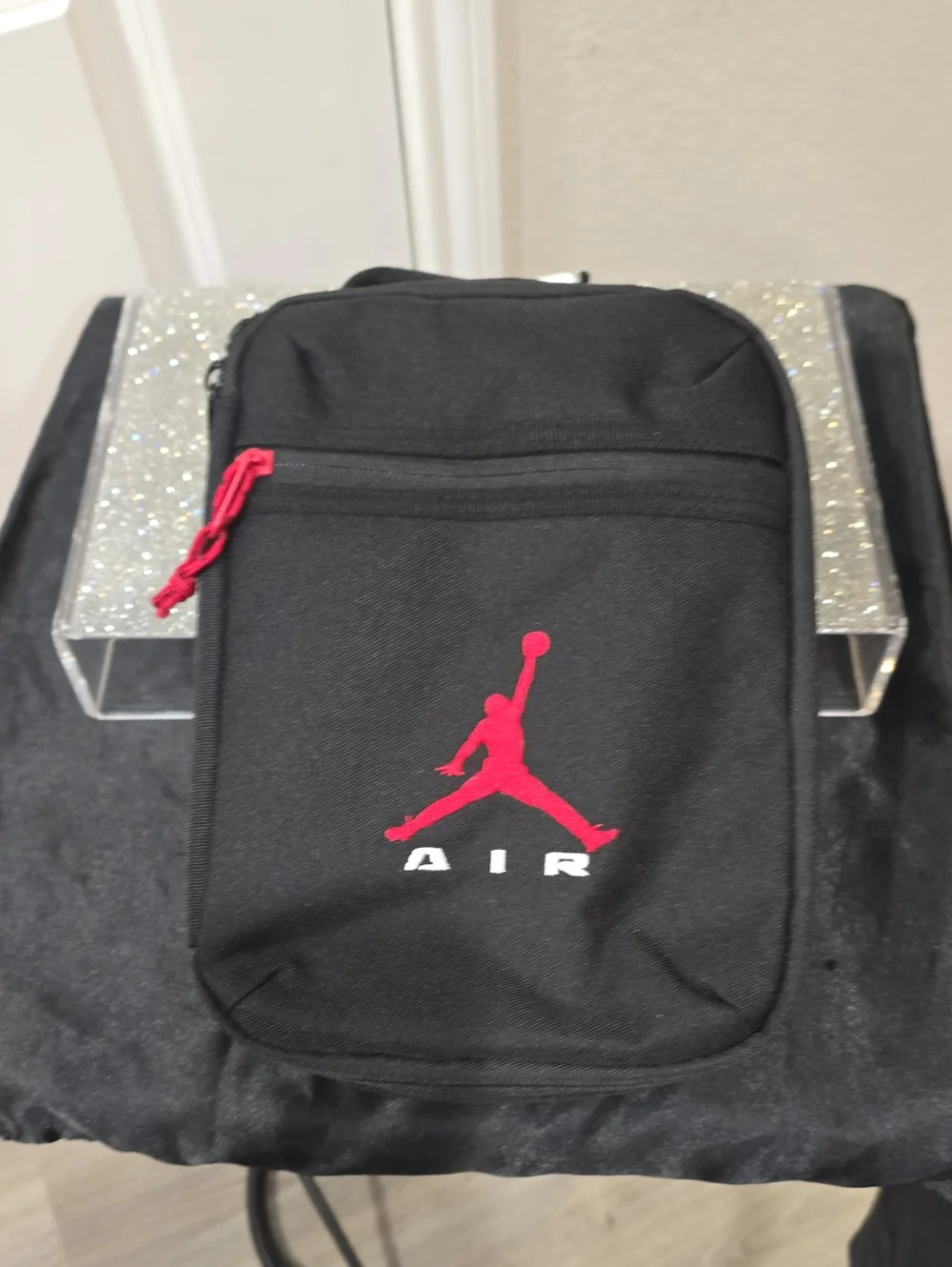 Jordan Air Raid Fuel Pack Insulated Lunch Bag- Black